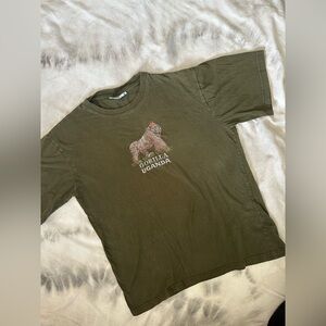 Vintage Embroidered Gorilla T-Shirt - Army Green - M